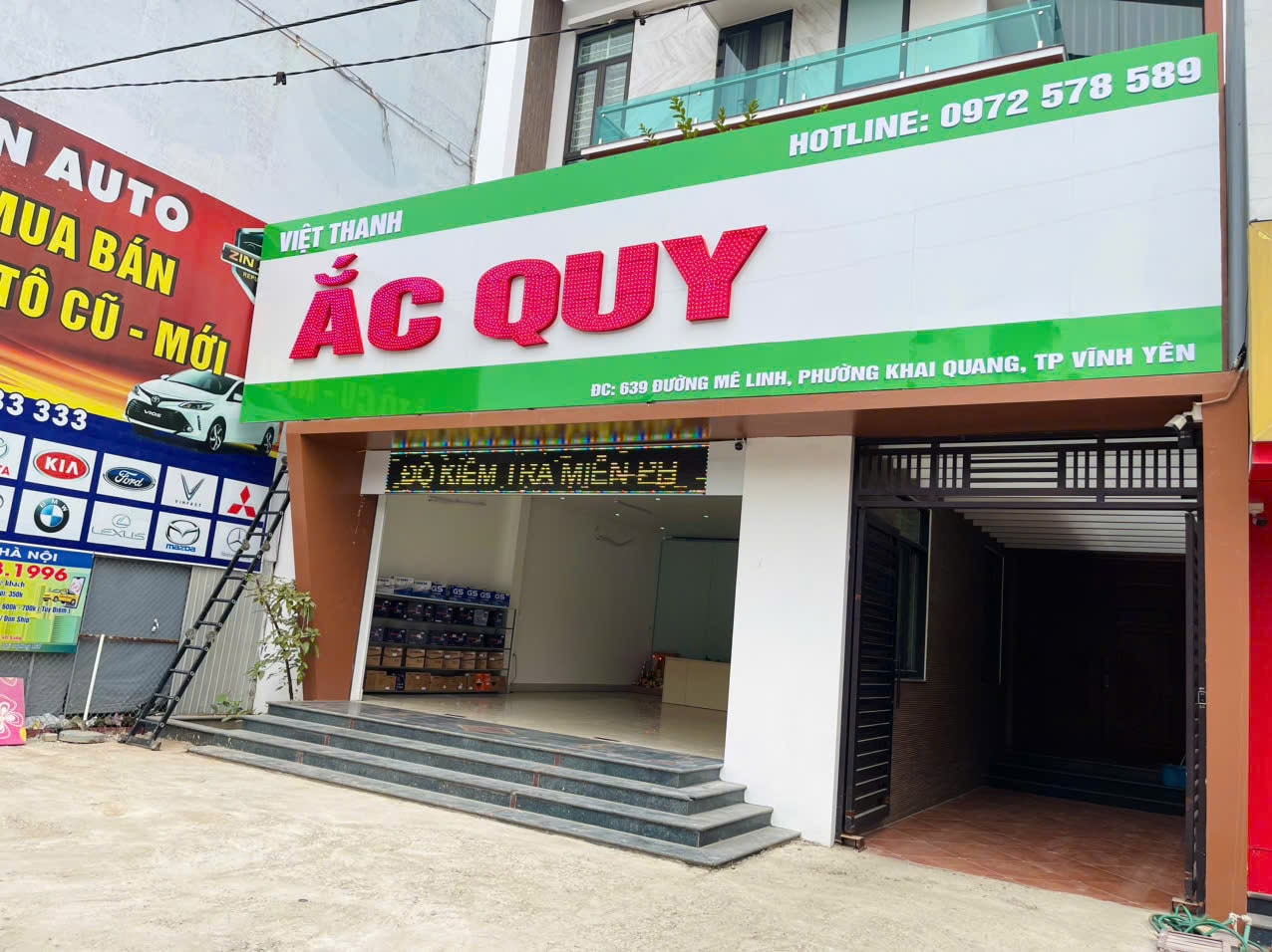 Đại lý ắc quy tại Vĩnh Yên - Vĩnh Phúc