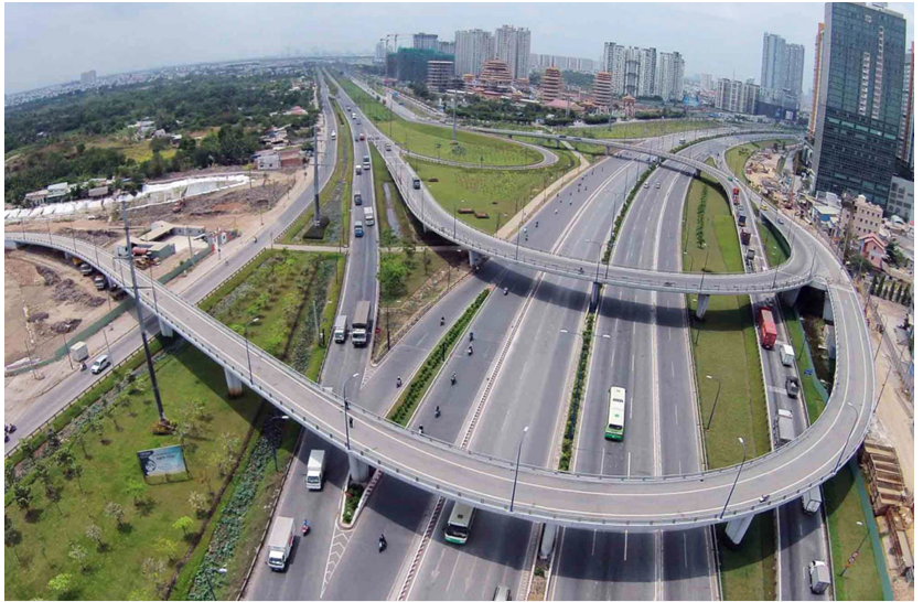 Giao thông đồng bộ với nhiều ô tô tại Bắc Ninh