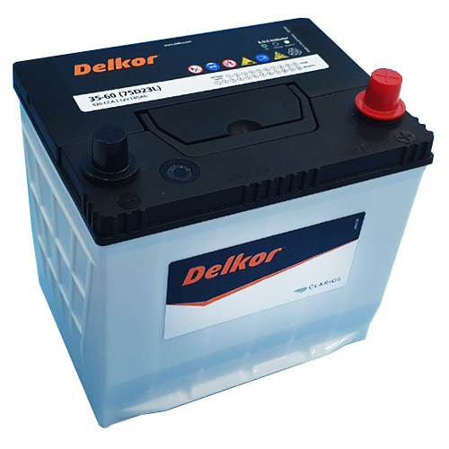 Delkor 12V 65AH 75D23L 75D23R
